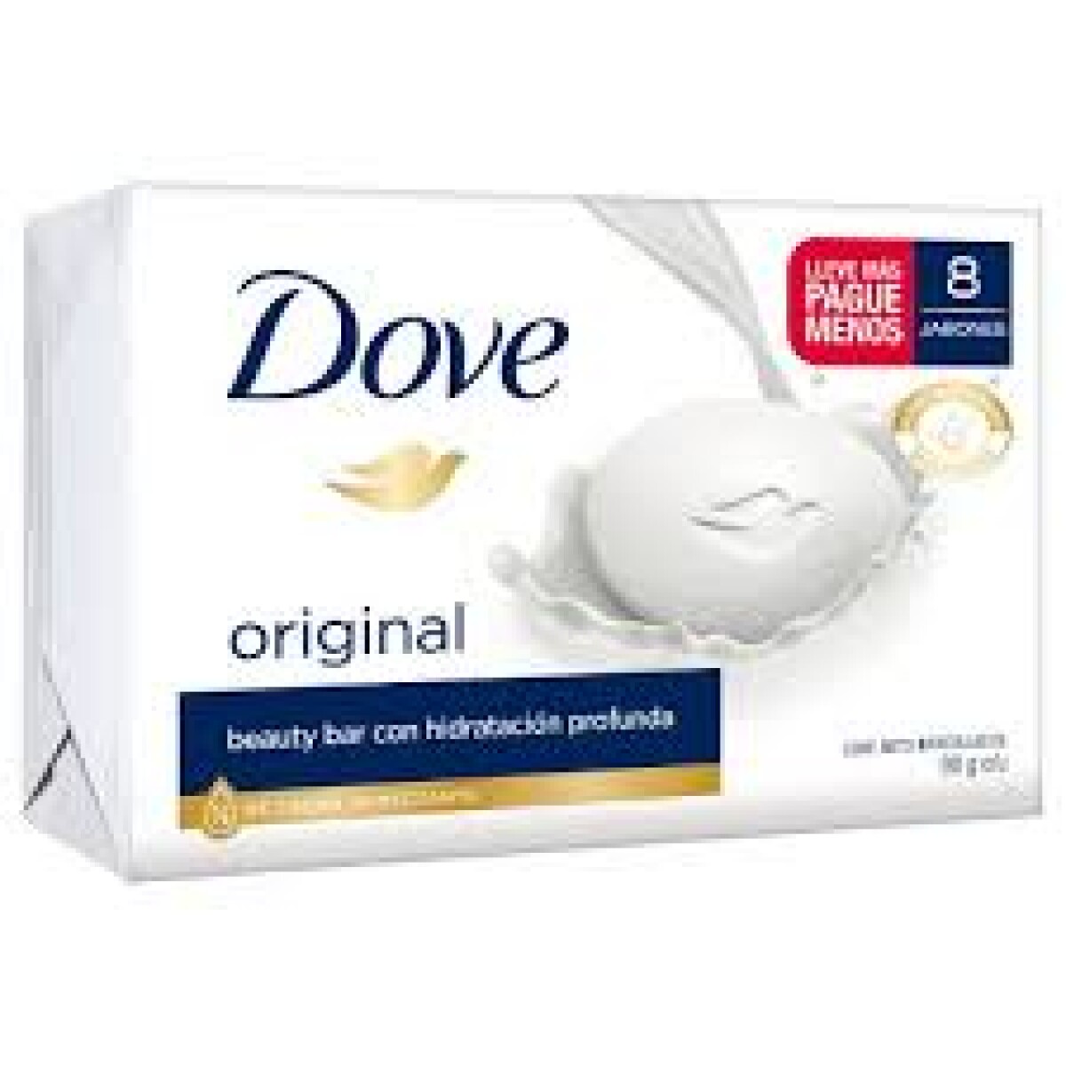 Jabon de Tocador Dove Pack x 8 Original 