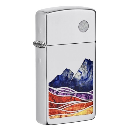 Zippo Slim Landscape Design Original 001