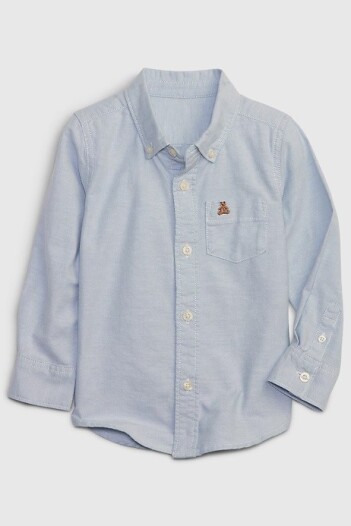 Camisa Oxford Toddler Niño Blue Opal 420