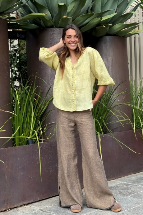 CAMISA FELICIANA Amarillo