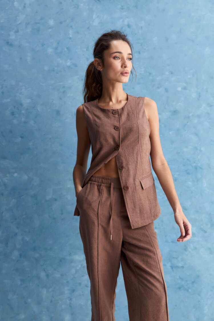 PANTALÓN VEDRA Marron