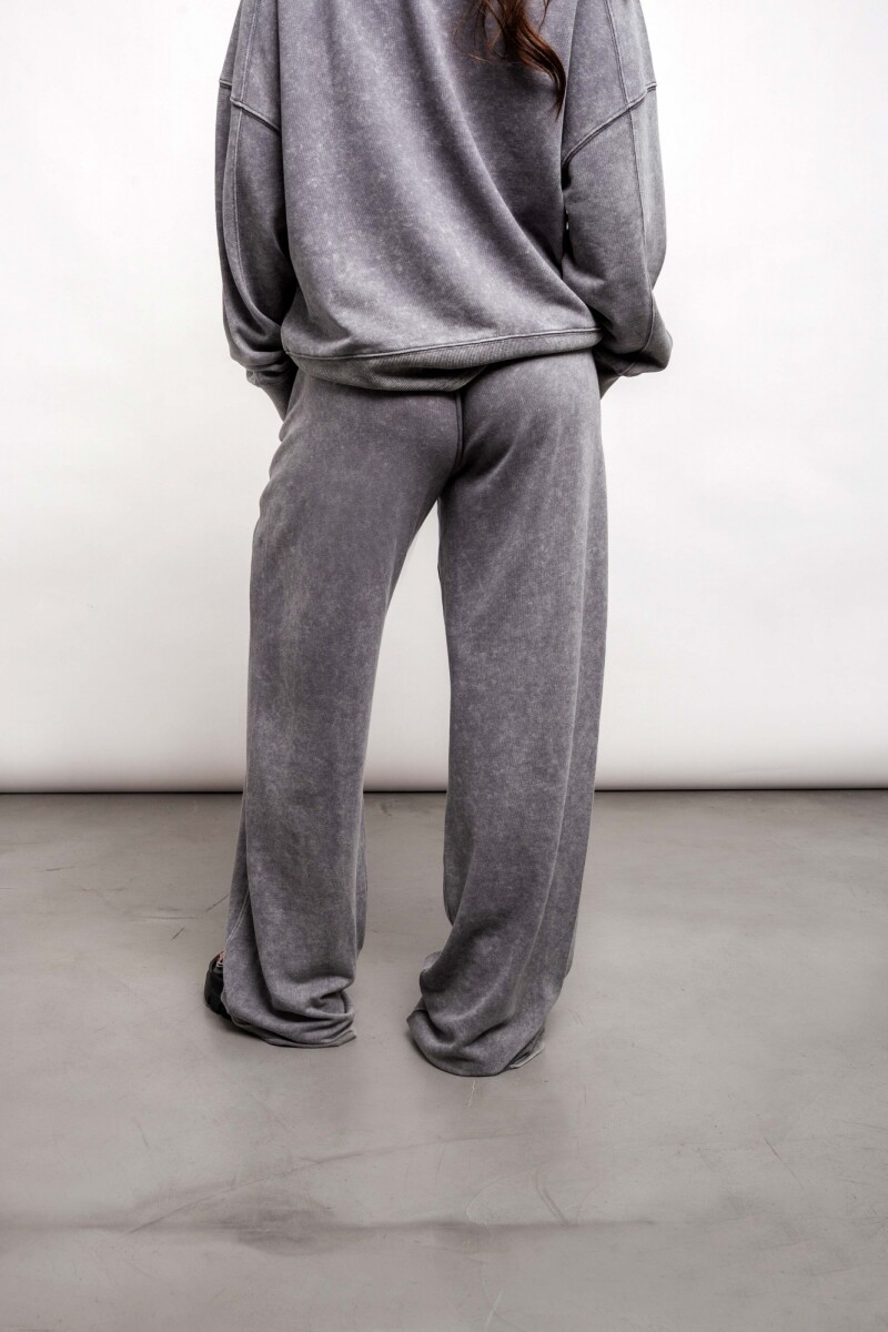 Pantalón Flora Gris oscuro