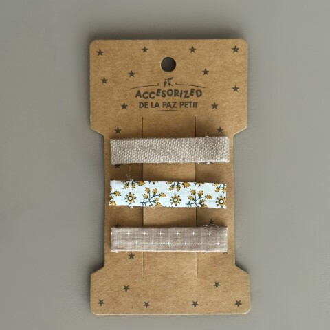 Pinza Básica Liso-estampado X 3