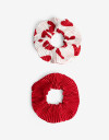 Skunzies Estampados Set De Scrunchies Combinados - Combinacion Tricolor