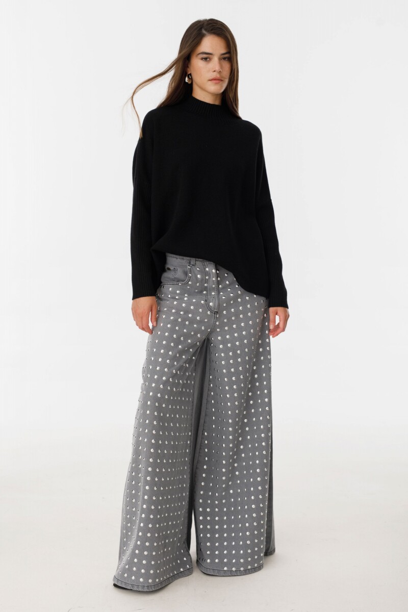 Pantalon Borchie Gris