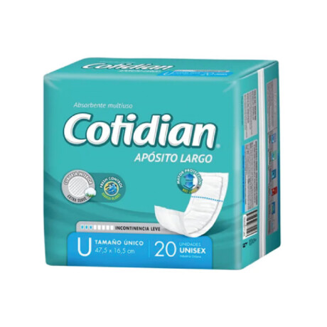 APOSITO COTIDEAN LARGO 20 PCS APOSITO COTIDEAN LARGO 20 PCS