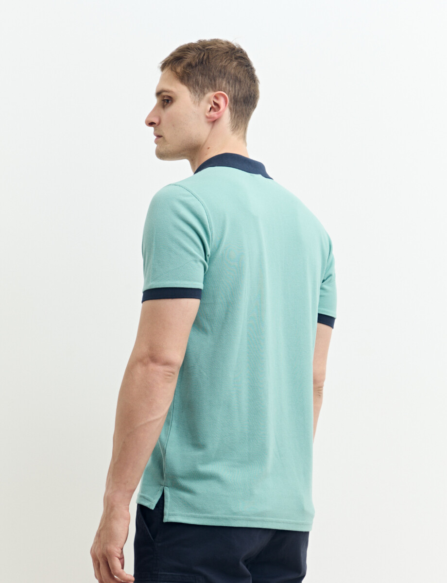 520753 REMERA HARRINGTON LABEL Verde