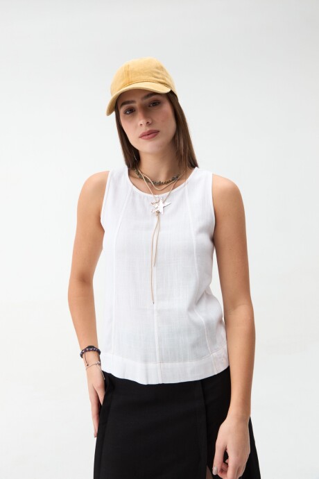 MUSCULOSA RAIZA Blanco