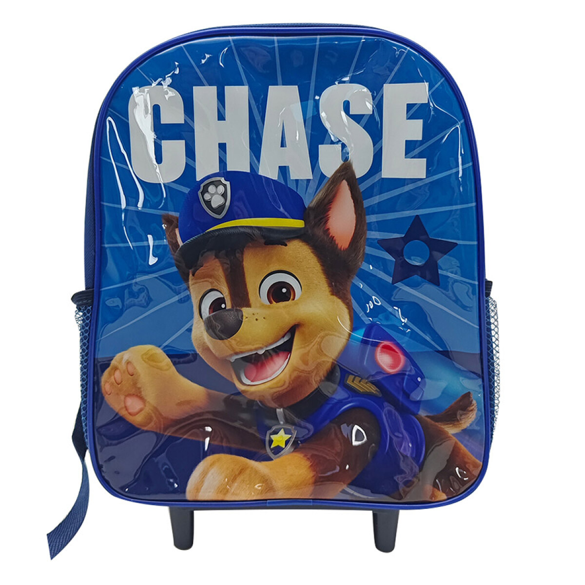 Mochila Escolar Paw Patrol 30CM con Carrito - AZUL 