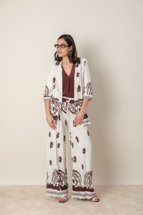 BLAZER OURANIA Chocolate