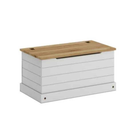 Baúl Linea Mexicana 100% Madera Blanca Baúl Linea Mexicana 100% Madera Blanca