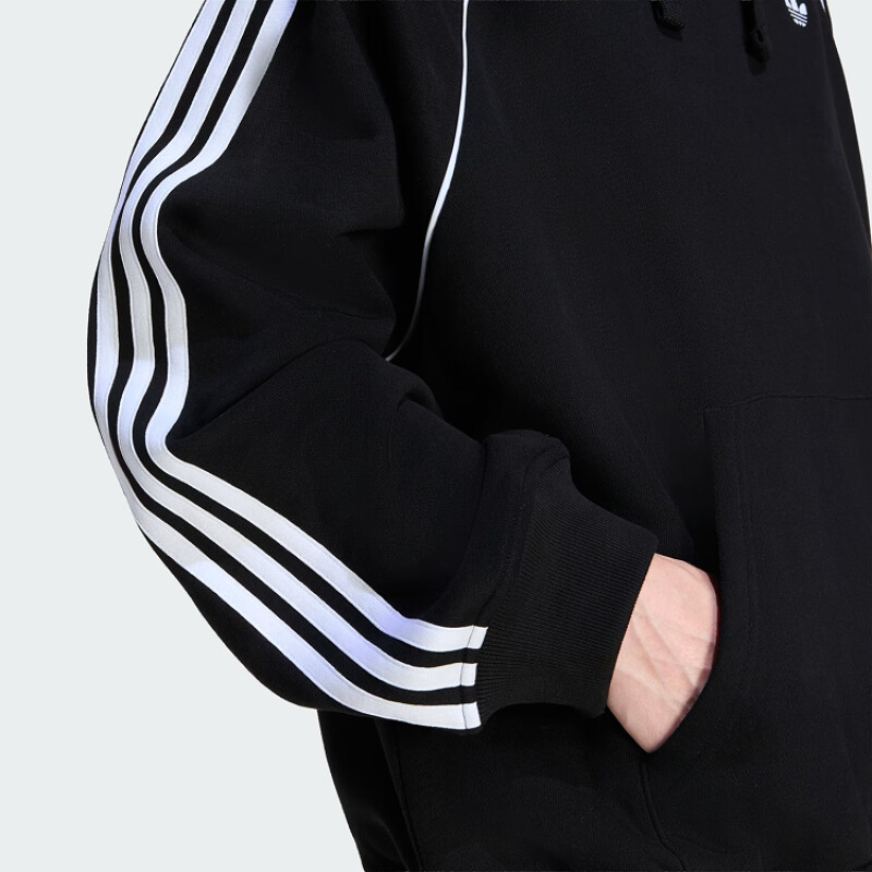 Canguro Adidas Trefoil Hoodie - Negro Canguro Adidas Trefoil Hoodie - Negro