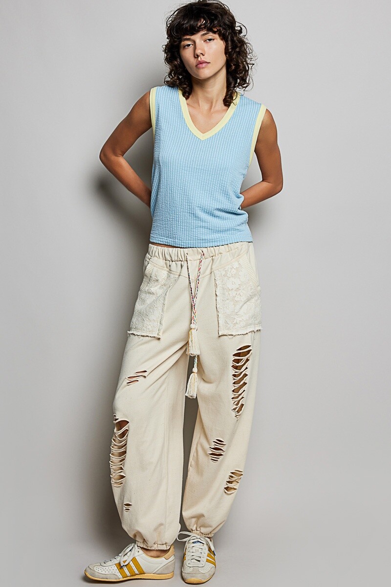 PANTALON JOGGER Natural