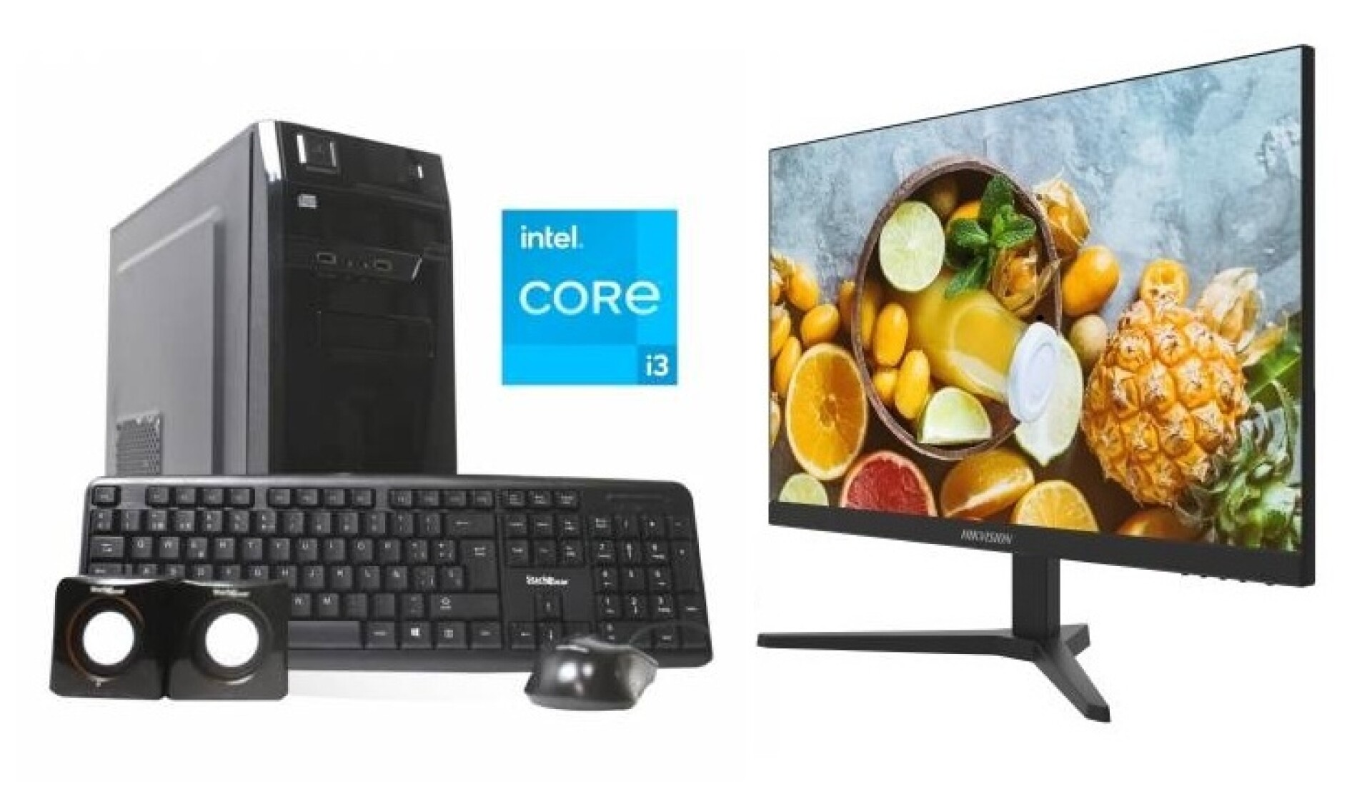 Combo Equipo Core I3 14100 + Monitor 24" Nuevos! 
