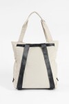 Mochila shopper de tela crudo
