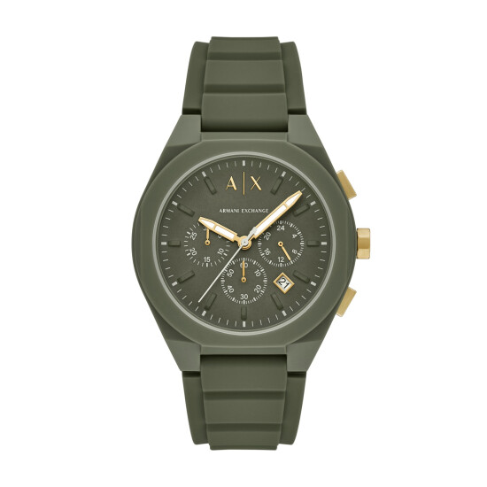 Reloj ARMANI EXCHANGE SYNC Silicona Verde Esfera 44mm 0