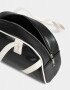 Bowling Tendencia Cartera Bowling Con Charms - Negro