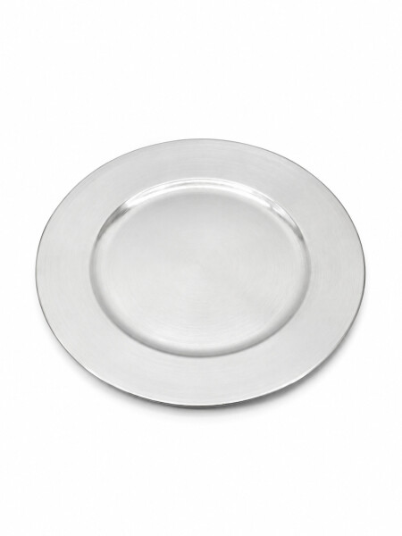 PLATO BASE GLOW PLATEADO