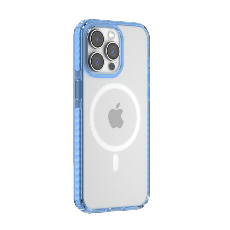 Protector Case Magnética Shockproof Devia Guardian Series para iPhone 15 Pro	 Max Azul