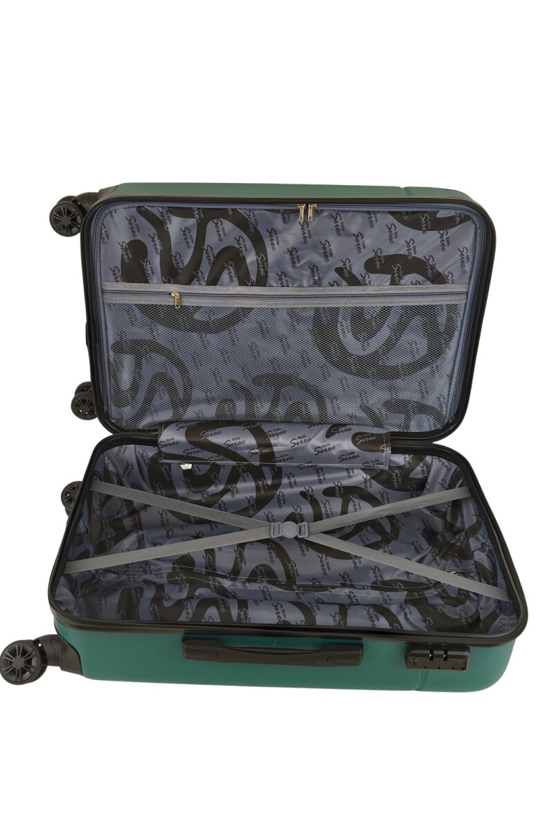 Set valijas ABS Verde oscuro