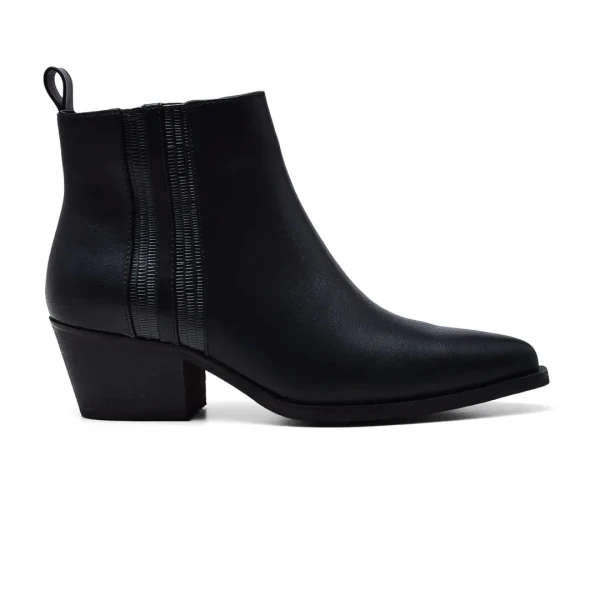 CASUAL TACO BAJO REBECCA - KORIUM NEGRO