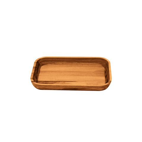 Bandeja / fuente rectangular de madera 25 x 40cm. -TRAMONTINA TB1402