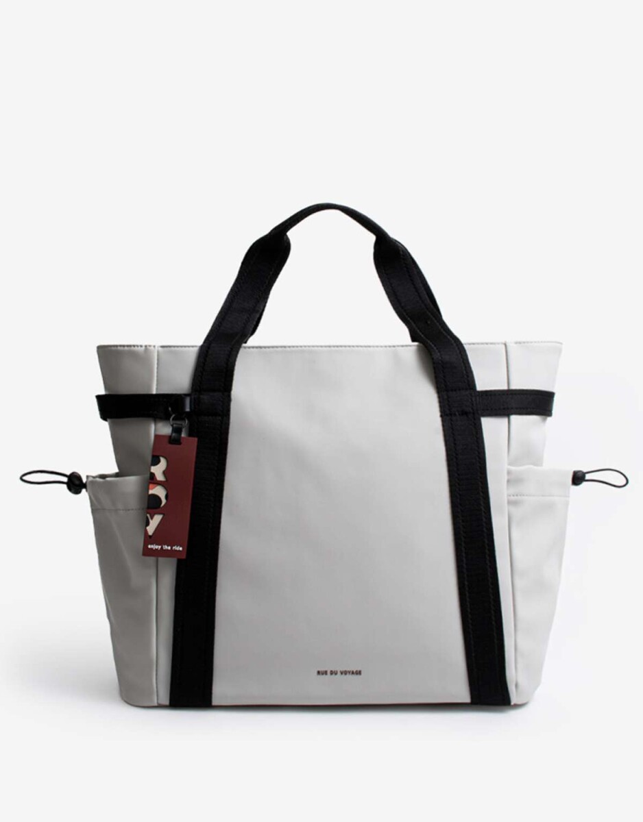 Cartera Shopper Yoga Mat Rue Du Voyage - Blanco Crudo 