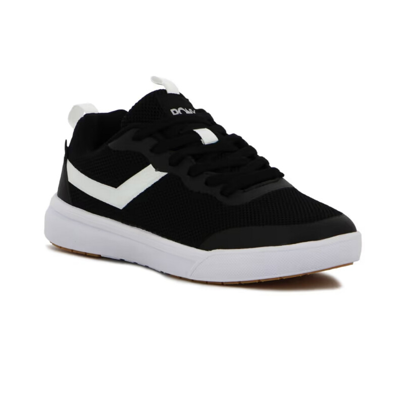 Championes Pony hombre superlight casual Negro-Blanco