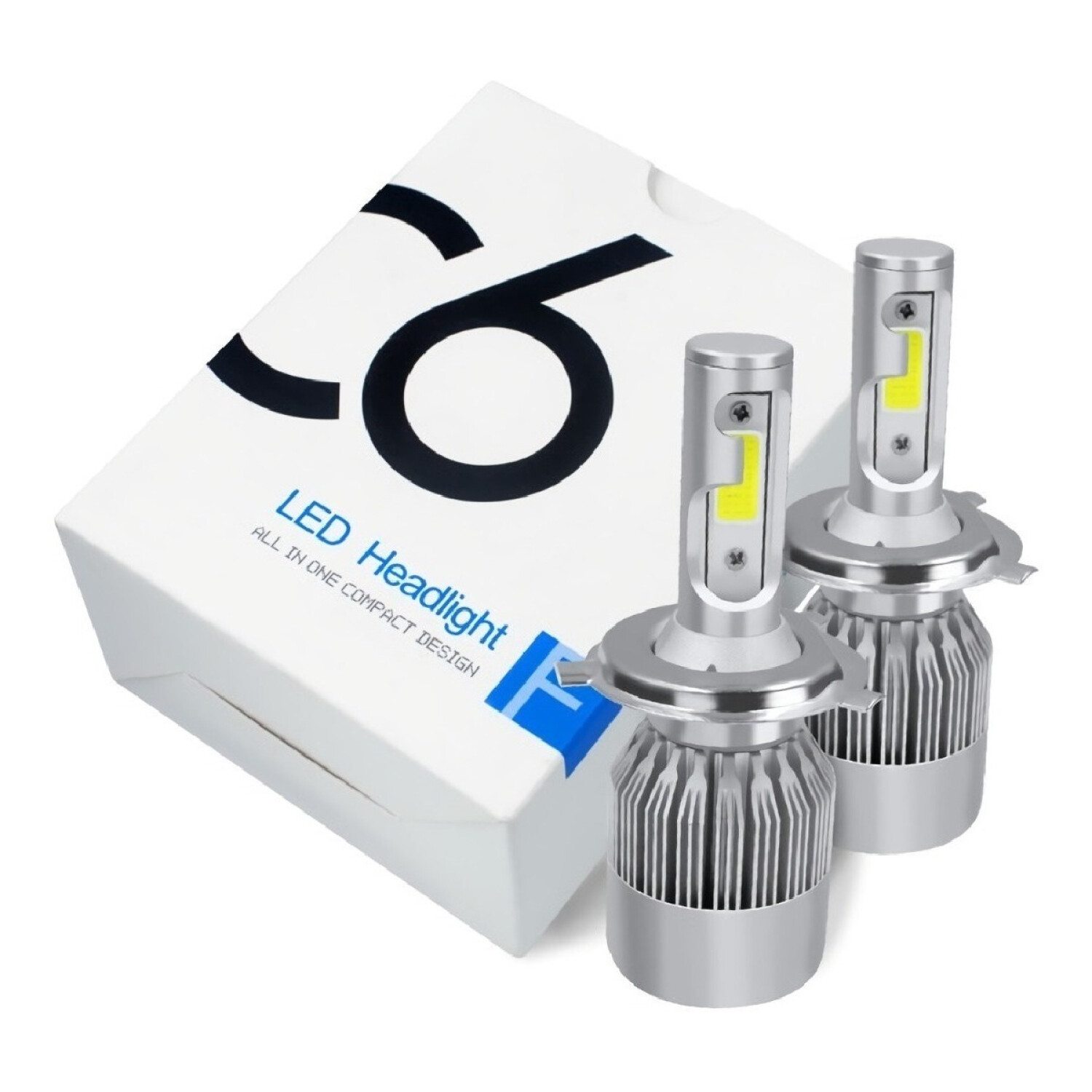 Kit lámparas H7 LED ventiladas para Automóvil y Moto - Tecnología «todo en  uno»