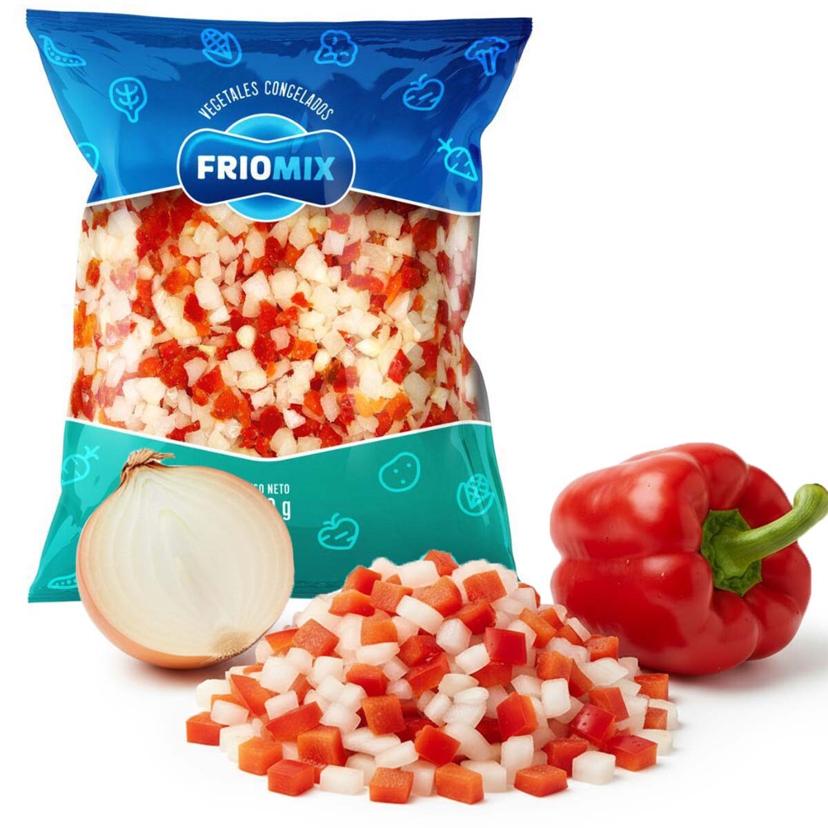 Mix Cebolla y Morrón Friomix 500g 