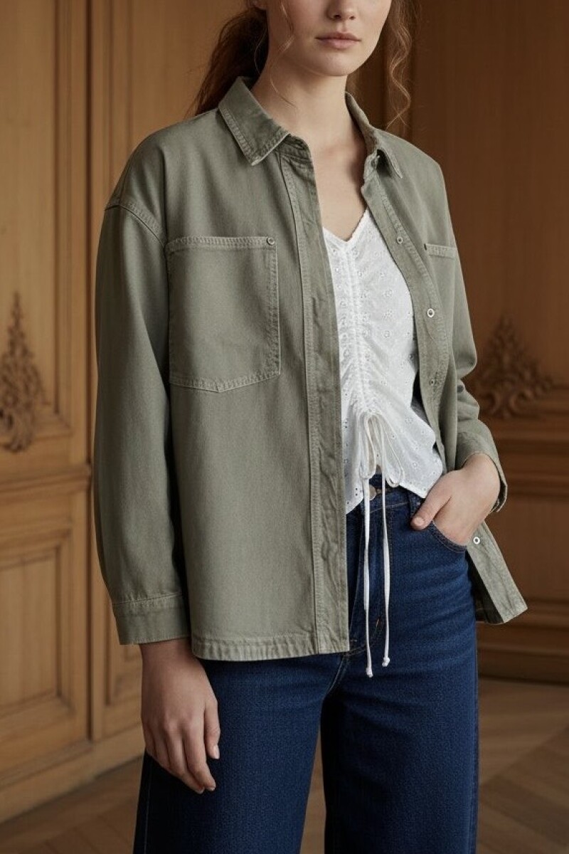 Sobrecamisa Lavada Safari