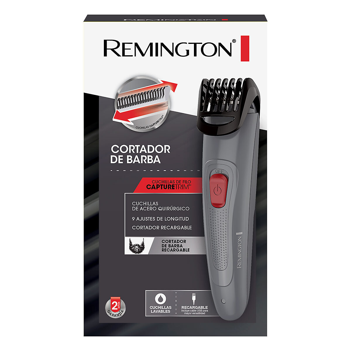 Recortador de Barba Remington MB08A 