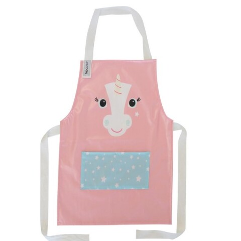 Delantal impermeable para niños Unicornio