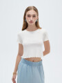Remera Joutte Marfil / Off White
