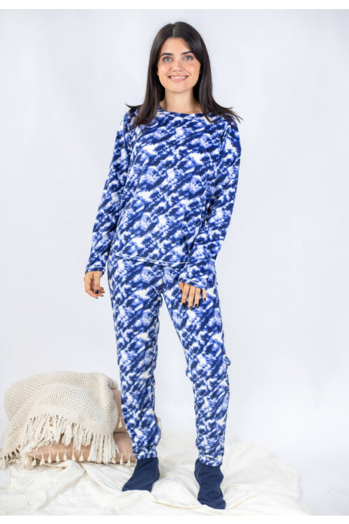 PIJAMA ESTAMPADO ESTAMPADO AZUL