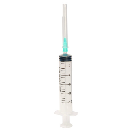 Jeringa Descartable con Aguja 10 mL x 10 un.