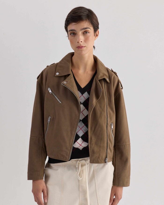 Campera Flyer Taupe