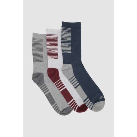 Pack x3 medias media caña con diseño Variante 29