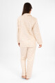 Pijama franela Beige