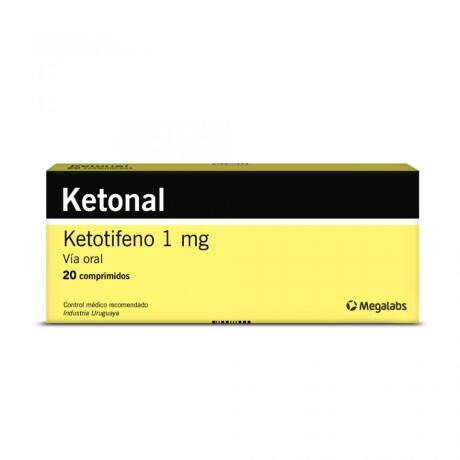KETONAL 20 COMPRIMIDOS KETONAL 20 COMPRIMIDOS
