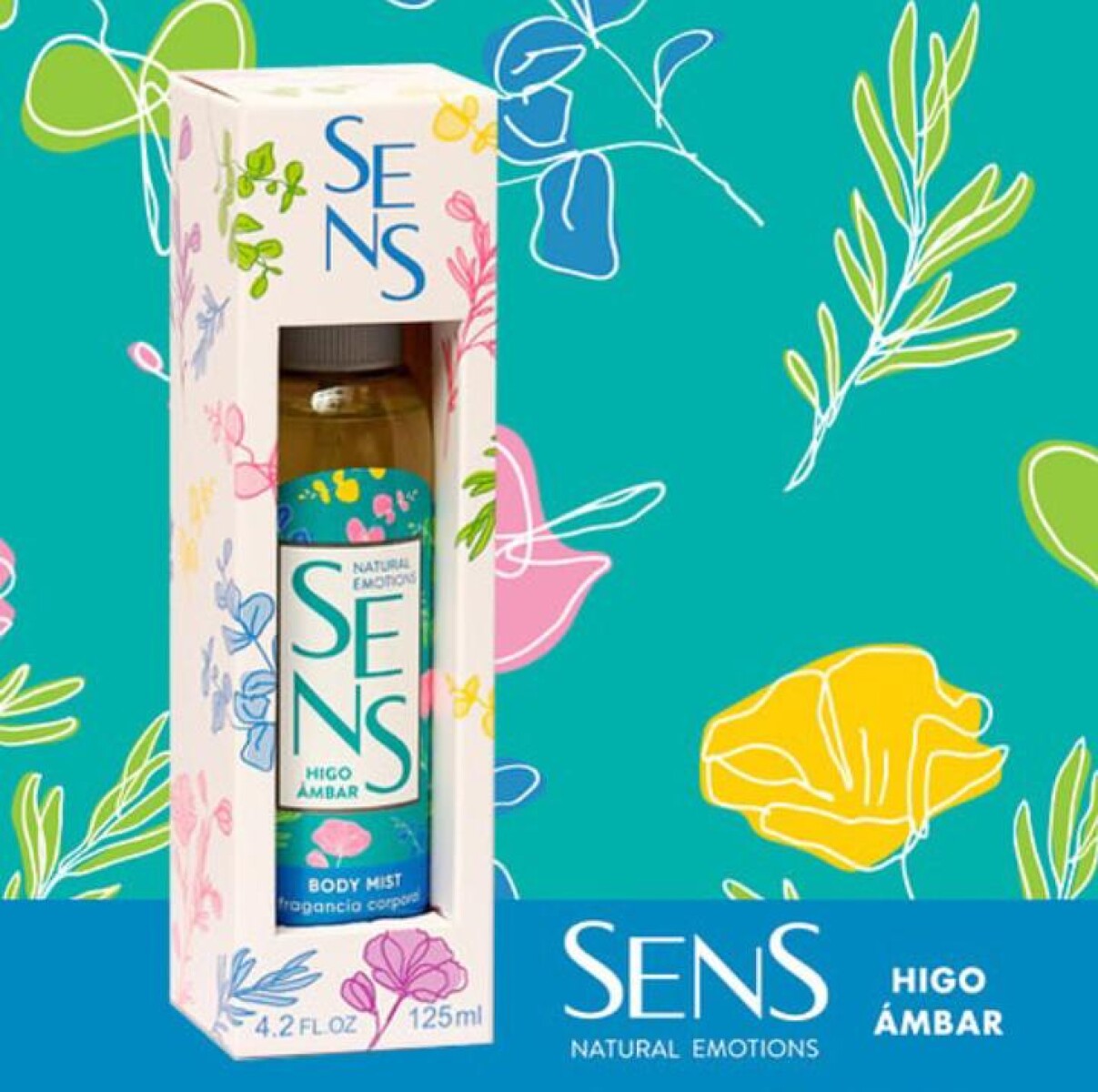 SENS BODY SPLASH - Higo Y Ambar 125 Ml 