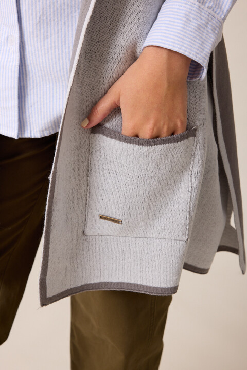 PONCHO AINAM POLANCO Gris