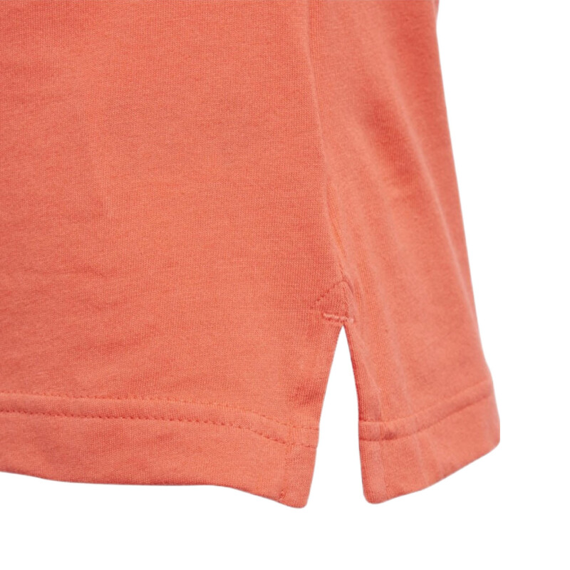 Remera Infantil Adidas Cotton Jrs Rojo - Blanco