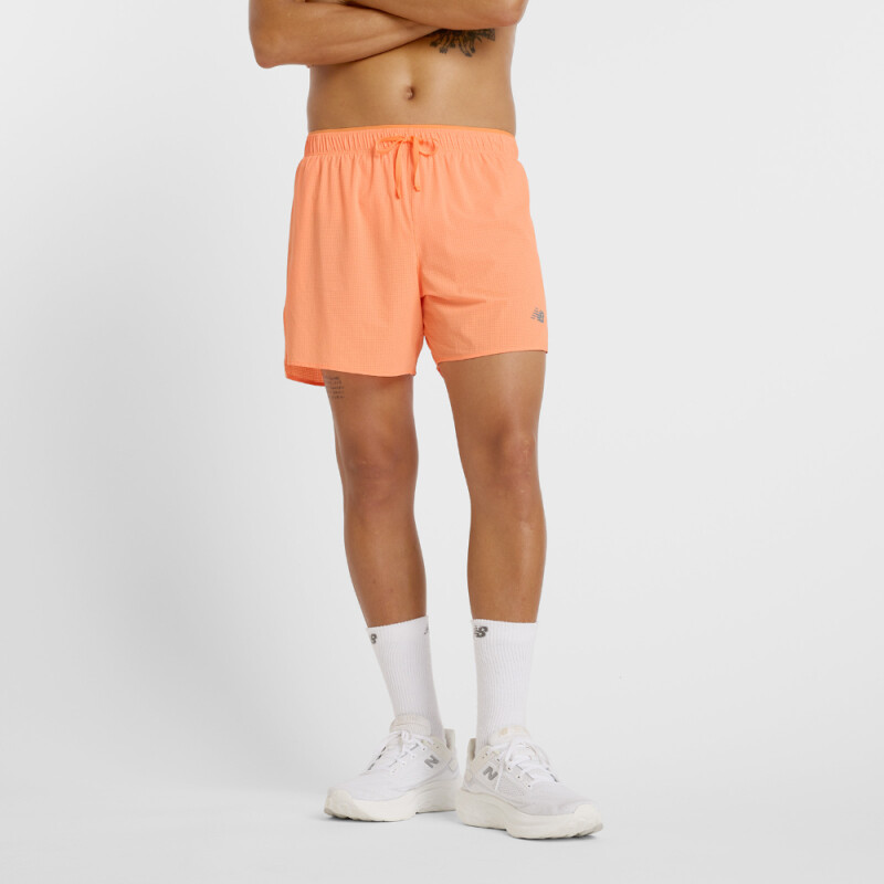 Short Running Rc Ultra Light Split Short 5 Hombre Orange