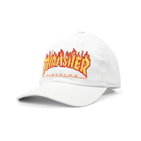 Gorro Thrasher Flame Logo - Blanco Gorro Thrasher Flame Logo - Blanco