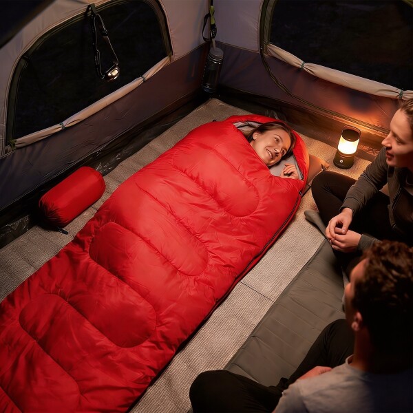 Sobre Saco Bolsa Dormir 2 M Capucha Aislante Camping Caza IMBACK Color Rojo Sobre Saco Bolsa Dormir 2 M Capucha Aislante Camping Caza IMBACK Color Rojo