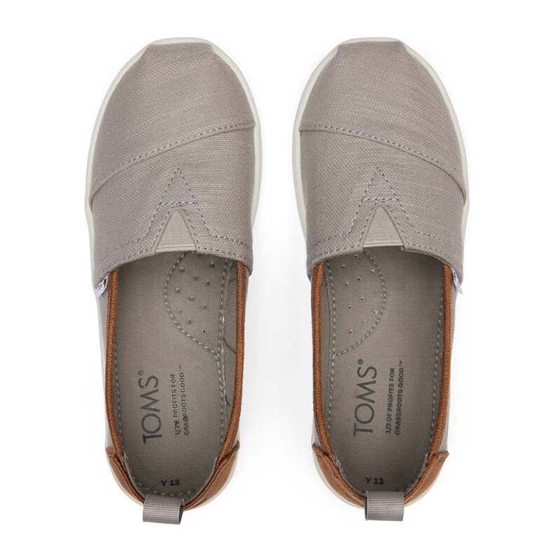 Alpargatas Recycl Cotton Alpr Esp Niños Grey