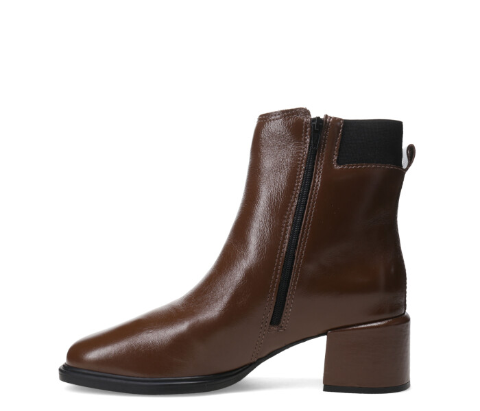 Botas de Mujer Bottero VIKET con taco de cuero Marrón Capuchino