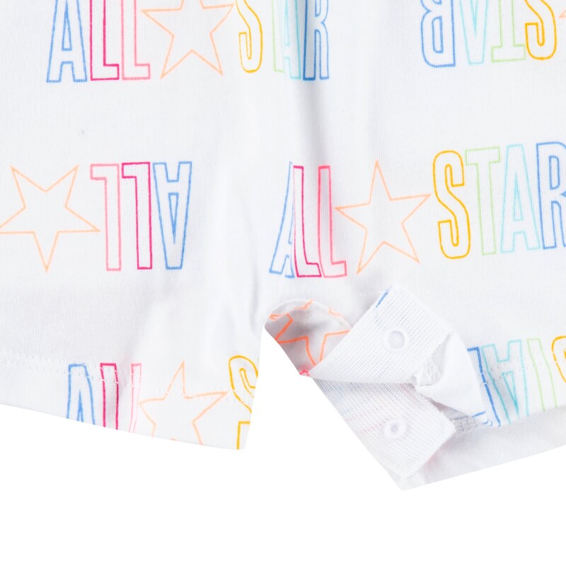 Camiseta Printed All Star Tie Tank de Niña Blanco