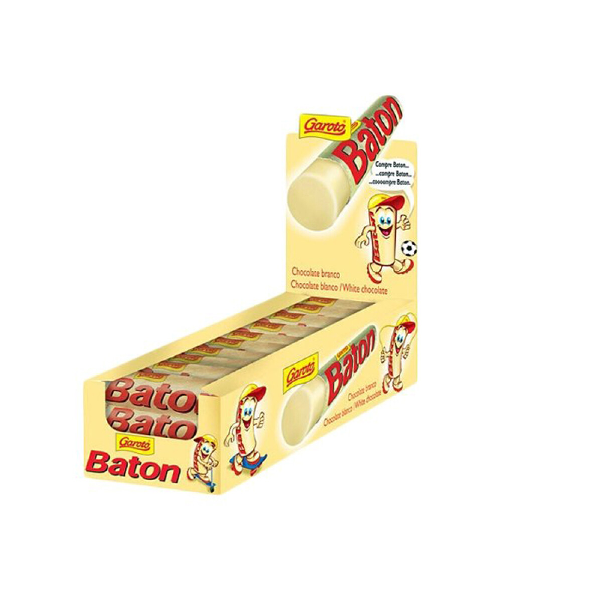 Baton GAROTO x30u - Chocolate Blanco 